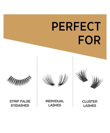 LASHVIEW Black Latex-Free Eyelash Glue | Strong Hold, Waterproof, Sensitive Eyes | 5g - Buy Online on SooperMarket.com