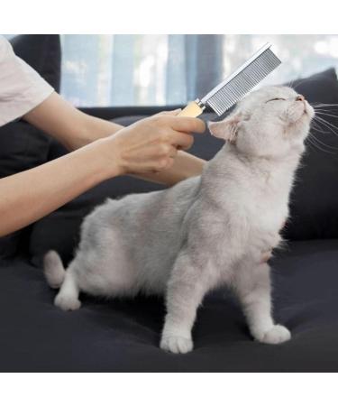 Fengshan Flea Comb - Metal Steel Brush for Dogs Cats & Small Pets | Effective Flea & Lice Removal | Pet Care Accessories - Buy Online on SooperMarket.com