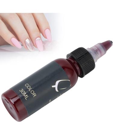 DIY Nail Polish Pigment Ink Manicure Nail Gel Color Nail Polish Making Accessories 30 Ml (Burgundy) - Buy Online on SooperMarket.com