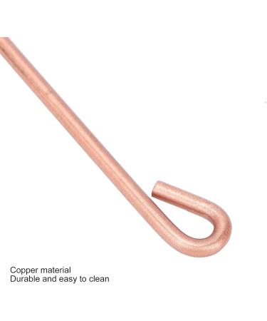 Pure Copper Tongue Scraper - U-Shaped Design for Oral Hygiene & Fresh Breath - Buy Online on SooperMarket.com