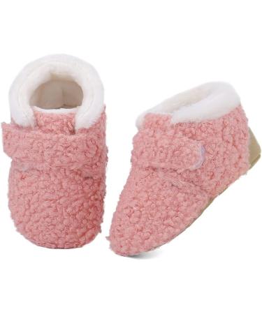 Cheerful Mario Baby Winter Home Slippers - Pure Pink 6-12 Months - Buy Online on SooperMarket.com
