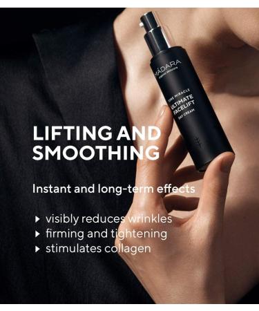 M DARA Organic Skincare | Time Miracle Ultimate Facelift Day Cream - 50ml With Hyaluronic Acid and Cellular Bio-Complex Anti-ageing formula Lightweight texture Instant lifting effect Vegan Black - Buy Online on SooperMarket.com