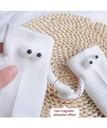 TisTik Couple Holding Hands Socks - Funny Magnetic Suction 3D Doll Mix-4pair - Buy Online on SooperMarket.com