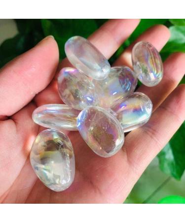 Natural Crystals and Stones 17mm-25mm Natural Spiritual Quartz Aura Crystal Stone Gravel 4pc for Decoration kaixun - Buy Online on SooperMarket.com