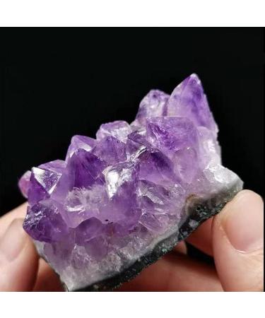 Natural Raw Amethyst Cluster Purple Crystal Cluster Quartz Cluster DIY Jewelry Raw Stone Specimen Home Decoration Crafts Gift HOMEZHOU - Buy Online on SooperMarket.com