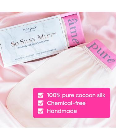 Ame Pure Exfoliating Glove for Body - Gentle Hammam Mitt - Chemical Peel Alternative - Premium Dead Skin Exfoliator - Buy Online on SooperMarket.com