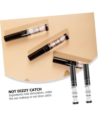 Mikinona Glitter Lip Glue 2pcs Backing Eyeshadow for Supplies Glitter Cosmetics Base Eye Glue Women Shadow Powder Makeup Fix - Buy Online on SooperMarket.com