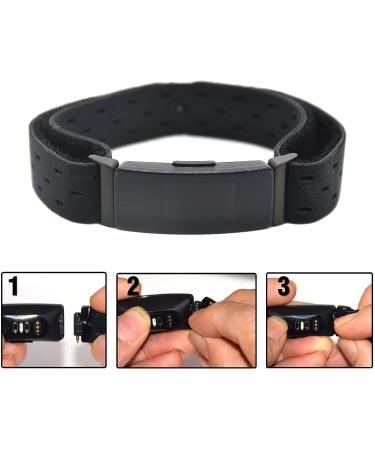 Breathable Black Ankle Band for Fitbit Inspire/Inspire HR - Replacement for Inspire 2 - Compatible Design - Buy Online on SooperMarket.com