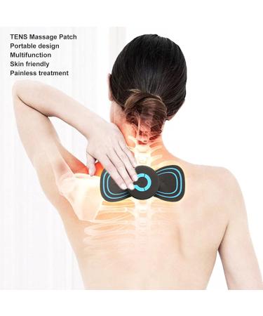 TENS Neck & Full-Body Massage Pad | Reusable Portable Massager | 10 Gears Microstrom for Fatigue Relief & Spinal Comfort - Buy Online on SooperMarket.com