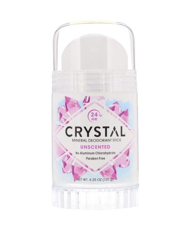 Crystal Mineral Deodorant Stick  Unscented 4.25 oz