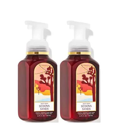 Bath & Body Works Bath and Body Works Sedona Sands Gentle Foaming Hand Soap 8.75 Ounce 2-Pack (Sedona Sands) 17.5 Ounce Sedona Sands 8.75 Ounce