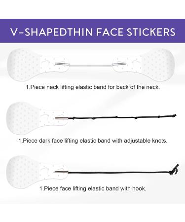 Invisible Face Lift Tape | 40PCS Ultra-thin Waterproof Makeup Tool for Wrinkle-Free Skin - Buy Online on SooperMarket.com