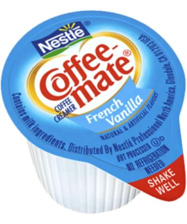 COFFEE-MATE Liquid Coffee Creamer Lactose Free French Vanilla Single Serve Portions No Refrigeration Pack of 180 x 11ml French Vanilla 1 Count (Pack of 180) - Buy Online on SooperMarket.com