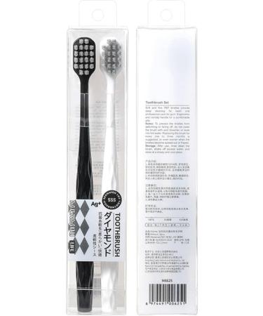Cepillo de dientes antibacteriano de iones de Plata para adultos cepillo de dientes de cerdas suaves ultrafino con cabeza ancha para el hogar Standard - Buy Online on SooperMarket.com