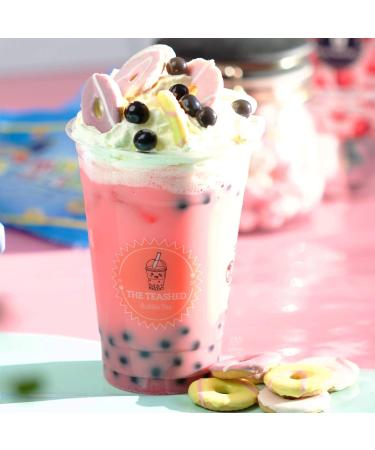 Popping Boba Bubble Tea Kit - 3 Flavor Gift Set with Passion Fruit, Blueberry, Cherry Boba Pearls - Makes 9 Servings | The TeaShed - Buy Online on SooperMarket.com