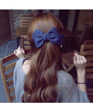 Christmas Bow Hair Clips - 2 Pack Red Bowknot Barrettes for Women, Girls, Kids | Handmade Hair Accessories for Party Decoration and Cosplay Costume - Buy Online on SooperMarket.com