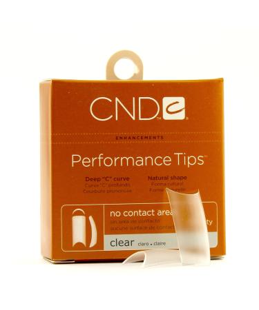 CND - Brisa Sculpting Gel - Performance Clear Tips - No. 10