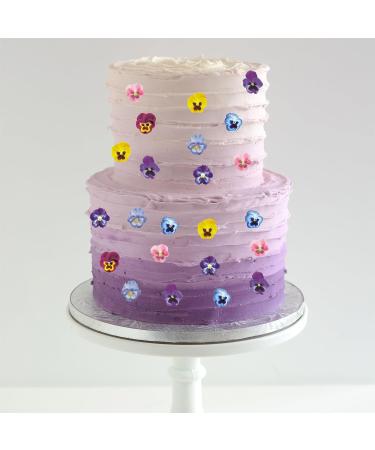 Shop Alegre 60 Edible Flowers for Cakes | Decorative Pansies for Birthdays Weddings & Muffins - Buy Online on SooperMarket.com