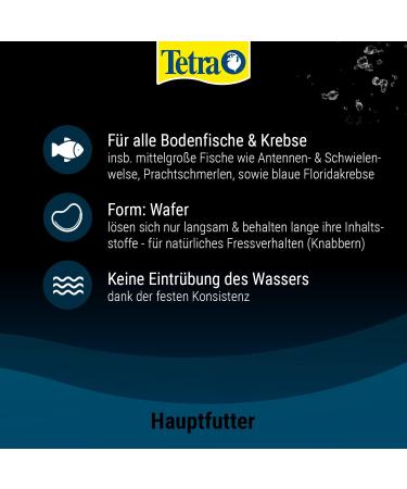 Tetra Wafer Mix - Premium Fish Feed for Floor Fish & Crayfish | Healthy Growth & Resistance | 3.6L 1.85kg Pack - International Shipping Available - Buy Online on SooperMarket.com