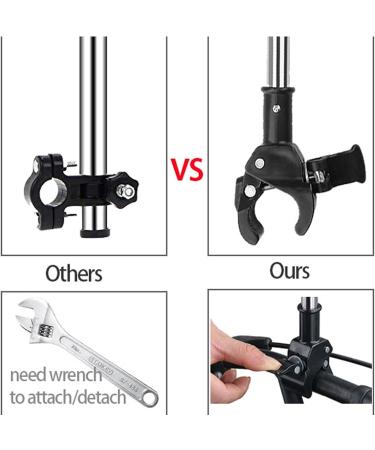 Yobee Umbrella Mount Stand - Adjustable Holder for Bike, Electric Bicycle, Walker, Pram, Stroller - No Tooling Required - Buy Online on SooperMarket.com