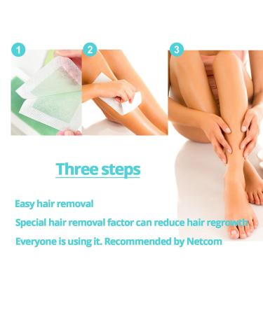 32 Portable Wax Hair Removal Strips - Professional Salon Quality for Face & Bikini Zones - Ideal for Men & Women - Buy Online on SooperMarket.com