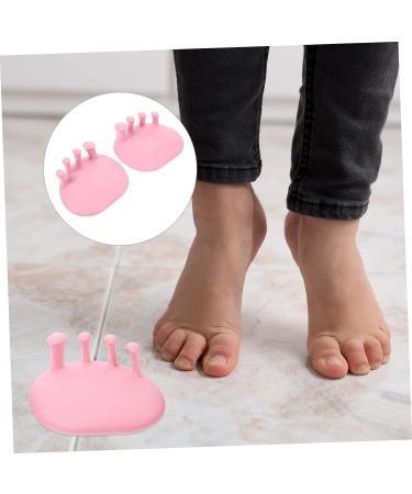 Adorainbow Toe Separator & Nail Protector Set - 4 Pairs, Pink Sponge Spreader - 11X10X6CM - Buy Online on SooperMarket.com