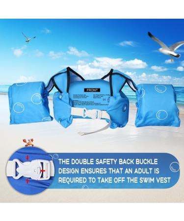 JEVDES Swim Vest for Kids 30-50 Lbs - Toddler Boys and Girls Sea Beach Pool Turtle Design - Buy Online on SooperMarket.com