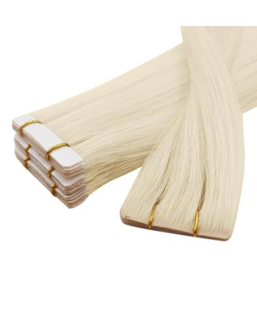 Youngsee 50cm Blonde Real Hair Tape Extensions - Virgin Remy Hair - 5pcs #1000 - Smooth & Seamless - Buy Online on SooperMarket.com
