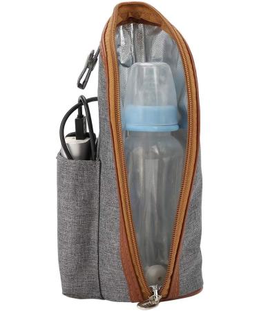 Portable USB Baby Bottle Warmer - Travel Milk Heater Bag with Insulation Thermostat - Buy Online on SooperMarket.com