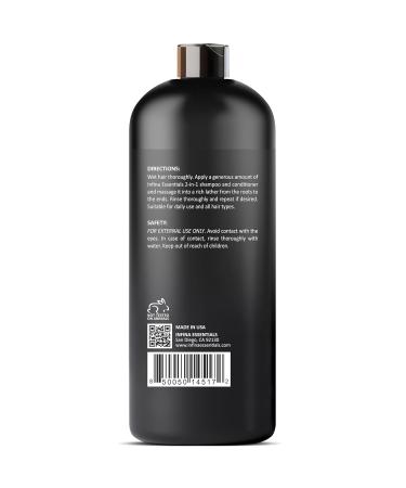 Biotin 2-in-1 Hair Thickening Shampoo & Conditioner | Saw Palmetto Keratin Caffeine & Vitamin E | For Men & Women | 16 fl oz - Best for Hair Growth - Buy Online on SooperMarket.com