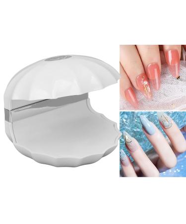 18W Mini Nail LED Lamp | Portable Nail Polish Dryer with Dual Light Sources & 5 Light Chips - Buy Online on SooperMarket.com