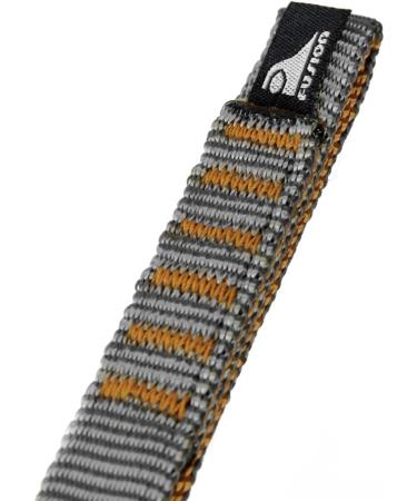 Fusion Climb Quickdraw Runner 5000 lbs Rated Stitched Loop Nylon Webbing 20cm x 1.7cm Tan/Orange - 20' Length - Buy Online on SooperMarket.com