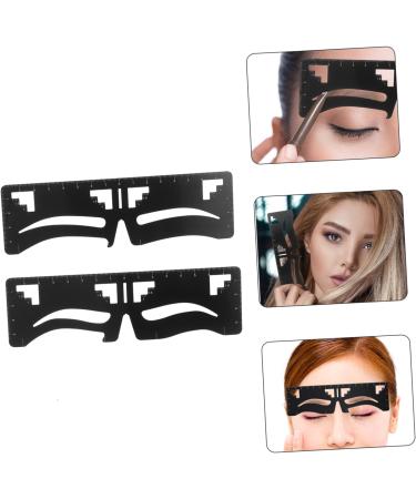 MAGICLULU 4 Pcs Eyebrow Ruler Eyebrow Stencil Template Practical Female Makeup Tool Artifact Make up - Buy Online on SooperMarket.com