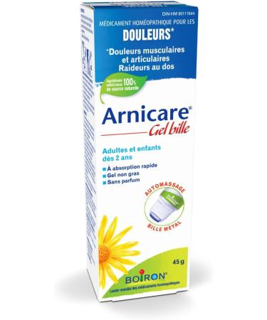 NEW Boiron Arnicare Roll-on Homeopathic medicine for the relief of pain stiffness (tension) in muscles and joints caused by minor traumas physical activity or overexertion. Relieves painful back stiffness. 45 g (Pack of 1) - Buy Online on SooperMarket.com
