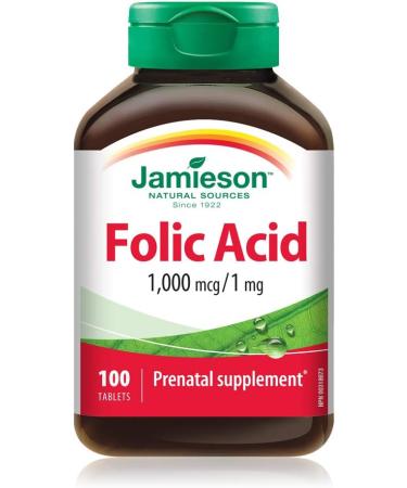Evening Primrose Oil 500 mg Softgels - With Vitamin E Gluten-Free 180 Count (Pack of 1) & Folic Acid 1000mcg 100's 100 Tablets SUPPLEMENT + VITAMIN B0045P912Y - Buy Online on SooperMarket.com