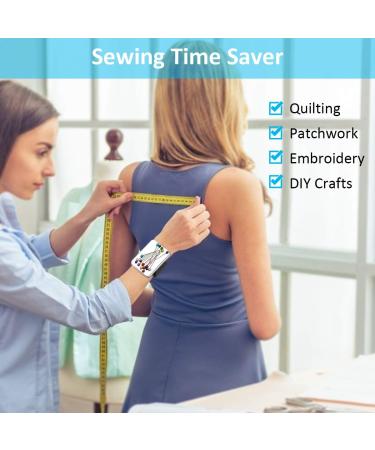 Coitak Magnetic Pin Holder Wrist Band - Set of 3 | Sewing Pincushion with Wristband - Buy Online on SooperMarket.com