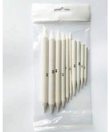 Blending Stumps and Tortillions Set with 2 Pieces Sandpaper Pencil Sharpener  1 Eraser Sketch for Student Sketch Drawing kit (6 pcs +4) - Buy Online on SooperMarket.com