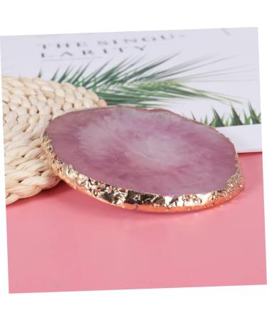 KALLORY Makeup Pallet Round Tray Nail Painting Tray Manicure Resin Palette Gel Finished Nail Art Nail Polish Medium Purple - Buy Online on SooperMarket.com