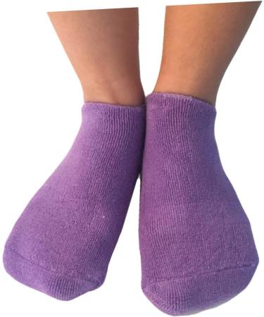 Mikinona Gel Socks for Moisturizing Spa Moisture Socks Women Hands Whitening Gloves Spa Gel Socks Moisturizing Gel Socks Exfoliating Hand Gloves Moisturizing Socks Cosmetic Purple medium - Buy Online on SooperMarket.com