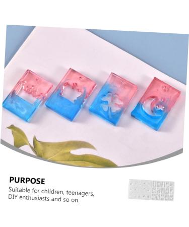 SHINEOFI Pendant Mold Silicone Molds Pendants Hand Mold Keychain Molds Diy Mold Cake Mold Accessories - Buy Online on SooperMarket.com