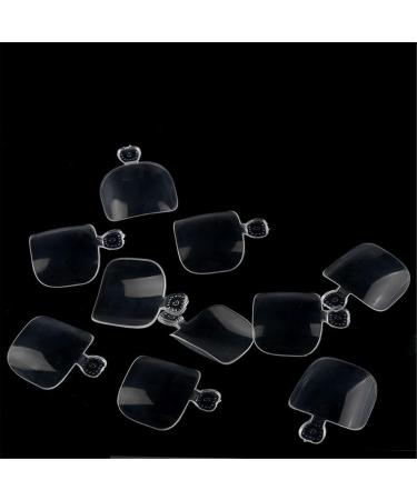 100 Pieces Acrylic Full Cover Toenail Tips - Wrong Toenail Solutions for Perfect Pedicures | International Shipping - Buy Online on SooperMarket.com