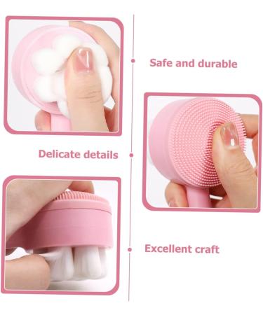 HAPINARY Double Sided Facial Cleansing Brush Home Facial Brush Face Scrubber Face Scrub Brush Women Facial Brush Manual Facial Brush Face Exfoliation Brush Face Cleansing Tool Face Wash - Buy Online on SooperMarket.com