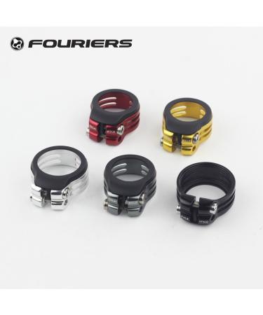Fouriers CNC Alloy Seatpost Clamp 31.8mm/34.9mm Black - Waterproof & Superlight - Buy Online on SooperMarket.com