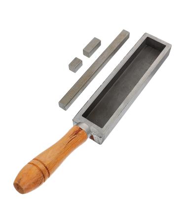 TEHAUX Gold Silver Ingot Gold Bar Casting Mold Silver Ingot Mold Silver Bar Casting Mold Mould Alloy Steel Assorted Color 28.5X7.5X4.5CM