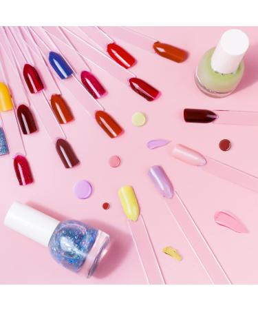 100PCS Transparent Nail Art Tips Swatch Sticks for Gel Polish Practice - DIY Christmas Gifts for Women - Buy Online on SooperMarket.com