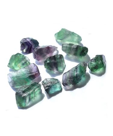 Home Decor Natural Raw Blue Green Fluorite Rough Stone Natural Quartz Crystals Reiki ERTEYIN