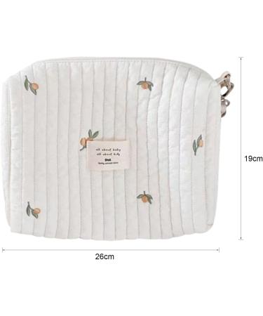 Universal Portable Baby Wrap Pockets & Diaper Bags for Newborns | Mini Diamond Organizer for Moms | Zippered Embroidered Printed Bear Design - Buy Online on SooperMarket.com