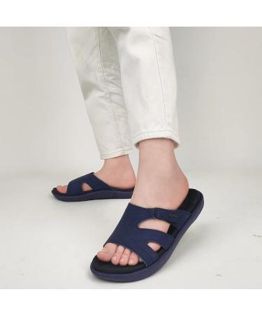 KuaiLu Women's Orthotic Slides - Lightweight Athletic Sandals with Plantar Fasciitis Arch Support - Buy Online on SooperMarket.com