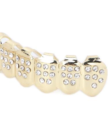 Hip Hop Teeth Set Convenient Hip Hop Teeth Brace for Women for Men for Birthday for Hip Hop Fashion Shows for Halloween Party(gold) - Buy Online on SooperMarket.com