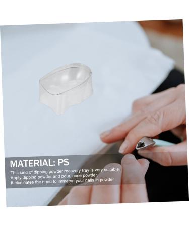 FRCOLOR 48 Nail Dipping Cups Acrylic Dip Case Starter Set thehomeuse French Manicure Nail Polish Tool Trays Tin for Manicure Powder French 5X4X2.5CMx8pcs White x 8 pieces - Buy Online on SooperMarket.com